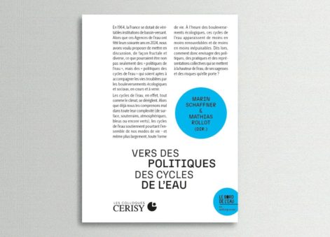Vers des politiques des cycles de l'eau - couverture